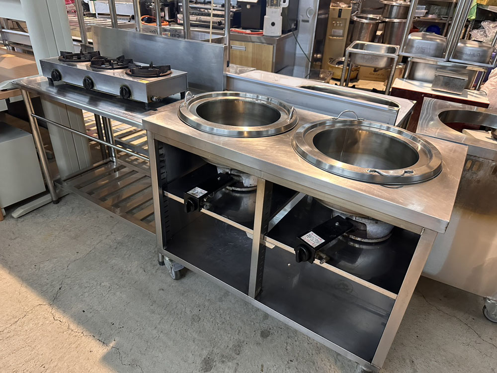 不鏽鋼雙口湯爐